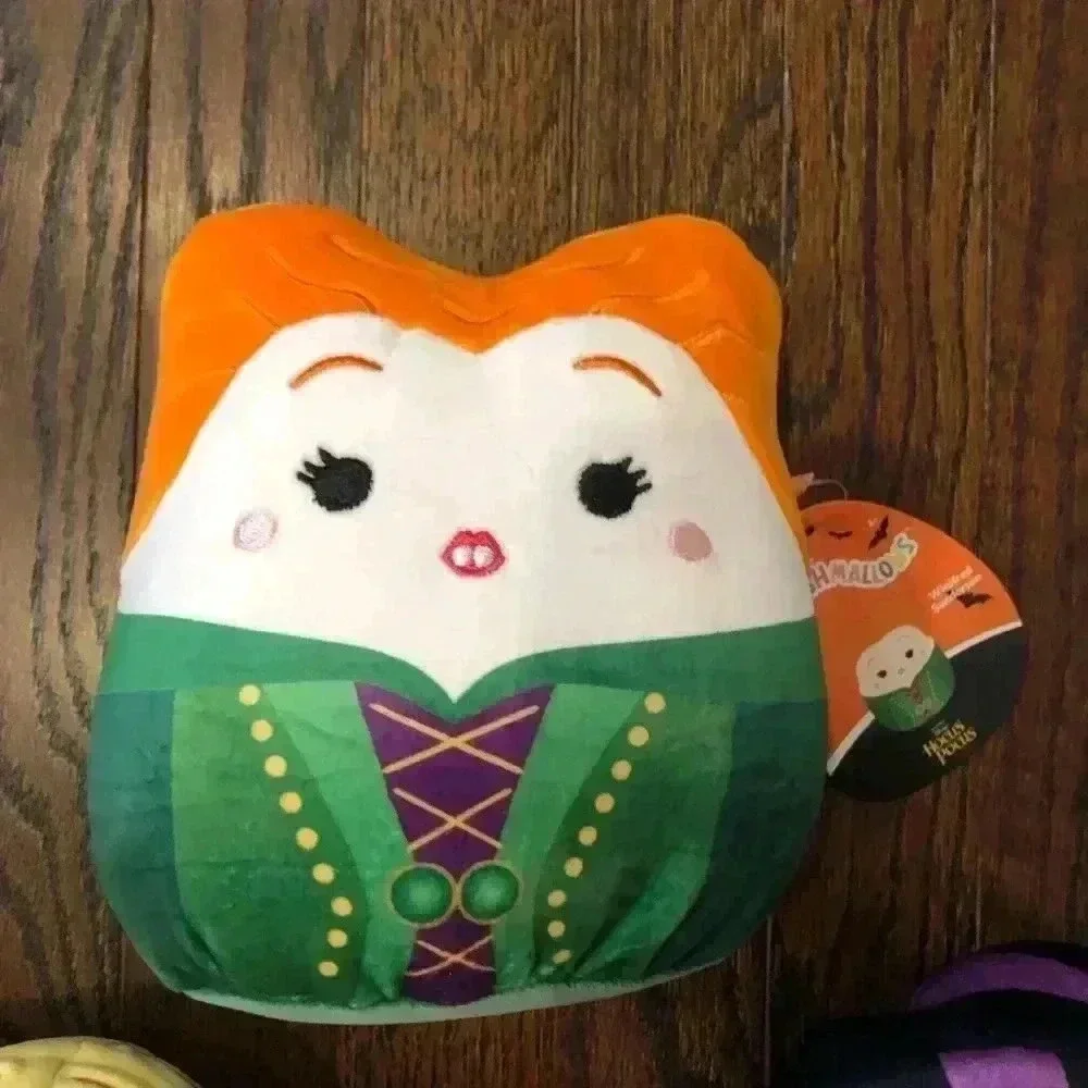 Squishmallows x Disney Hocus Pocus: Winifred, Mary, Sarah Sanderson Sisters NWT